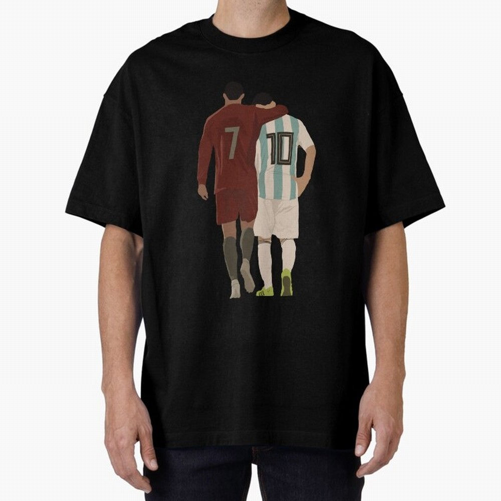 The Greatest Of All Time Oversized T-Shirt Show Fan Pride Across the FIFA World Cup 2026 Journey through Messi Highlights, Argentina, France and Brazil Pride, Champion Mindset, Group Stage Buzz, Knockout Tension and Passionate Fan Culture; Made for