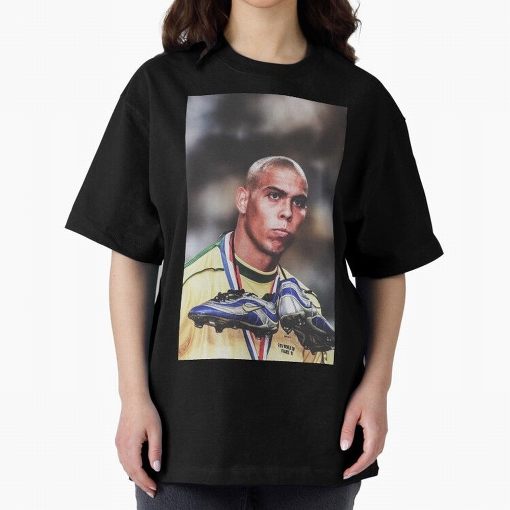 Ronaldo Luis Nazario de Lima Art Oversized T-Shirt Celebrate Fan Favorites in the FIFA World Cup 2026 Group Stage Journey through Cristiano Ronaldo, Haaland and CR7 Highlights, Netherlands Pride, Worldwide Fan Energy, Dramatic Goals, Stadium Lights