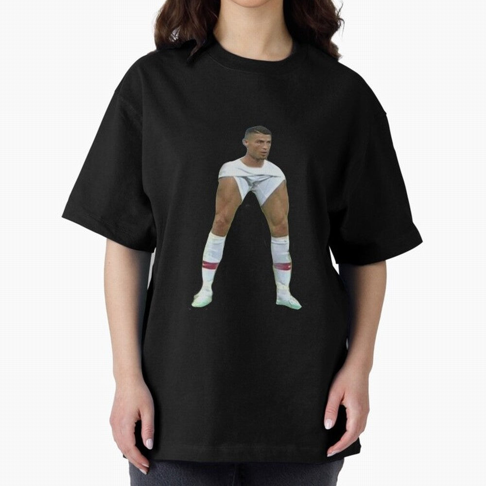 Ronaldo Oversized T-Shirt Feel Match Day Hype around FIFA World Cup 2026, Cristiano Ronaldo, Haaland and CR7, England, France and Netherlands, Retro Football Energy, Iconic Rivalries, Trophy Chase Drama and Stadium Atmosphere; Great for Supporters
