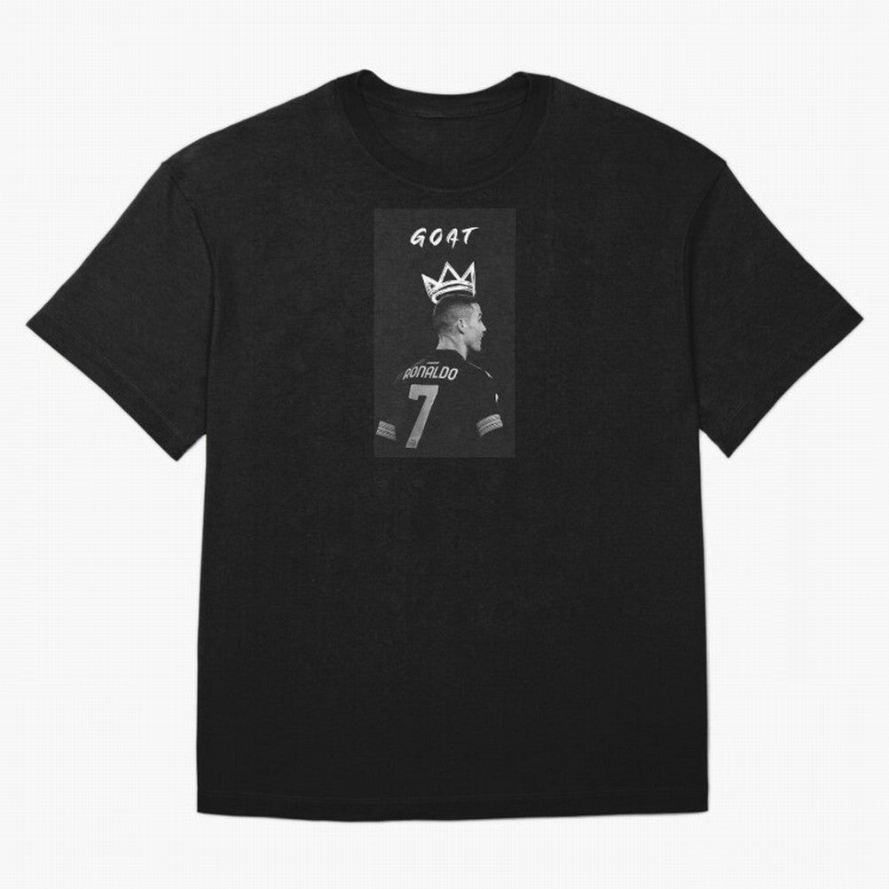 Ronaldo Goat Oversized T-Shirt Celebrate the Magic of FIFA World Cup 2026 Spirit, Capturing Argentina, Messi and Cristiano Ronaldo, Retro Football Energy, Iconic Rivalries, Trophy Chase Drama and Stadium Atmosphere; Perfect for People Who Love