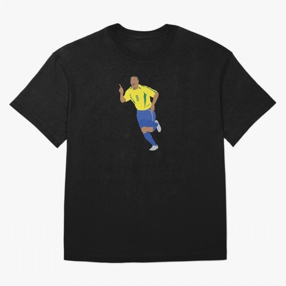 R9 Brazil - Ronaldo Oversized T-Shirt Feel the Heartbeat of FIFA World Cup 2026 USA Canada Mexico Capturing Messi, Neymar and Mbappe, France Energy, Stadium Memories, Football Loyalty, International Chants and Championship Tradition; Perfect for