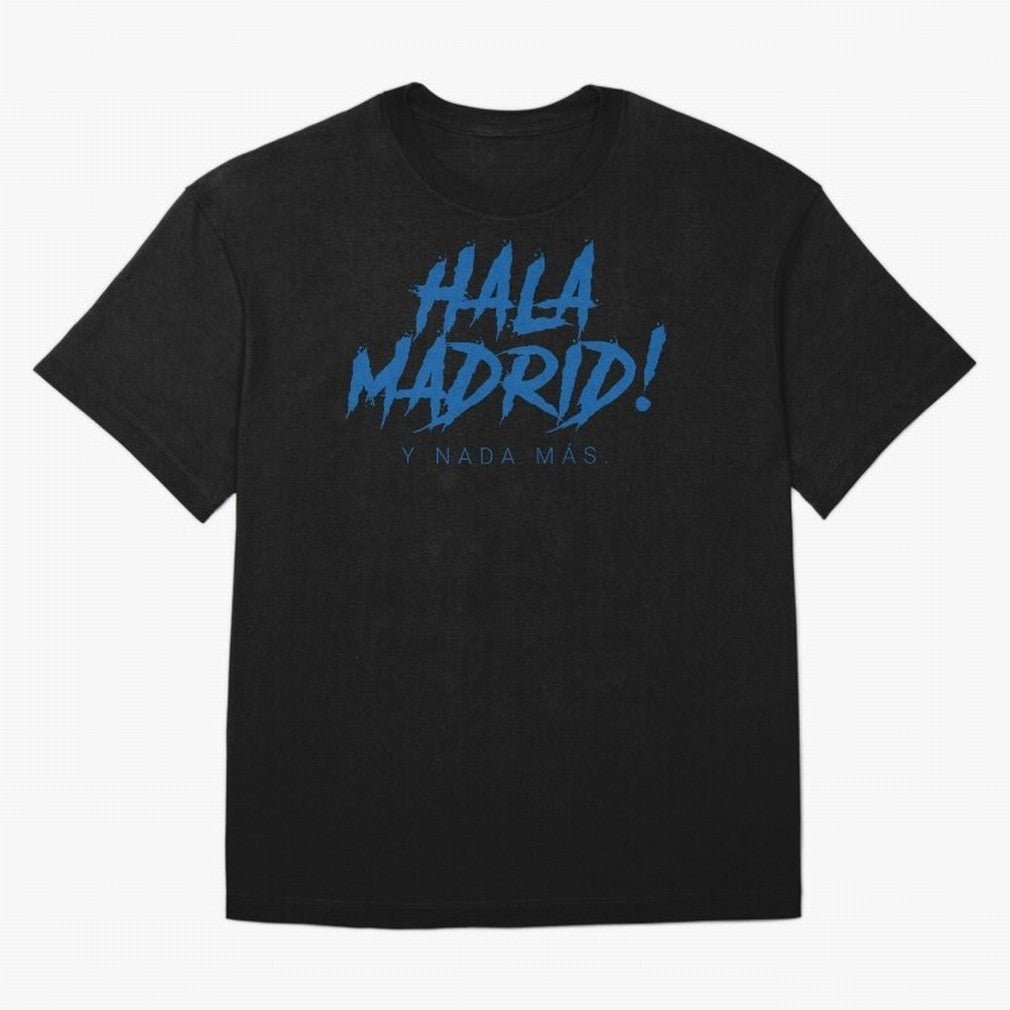 Hala Madrid Oversized T-Shirt Honor FIFA World Cup 2026 USA Canada Mexico Connected to Cristiano Ronaldo, Haaland and CR7, Portugal, Spain and Germany Energy, Game Day Rituals, Football Legends, Country Pride and the Road to the Final; Ideal for