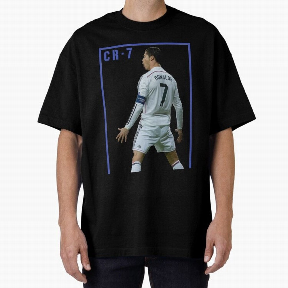 Ronaldo Christiano ronaldo Oversized T-Shirt Celebrate Fan Culture around Match Day Hype around FIFA World Cup 2026 Group Stage, CR7, Germany, Game Day Rituals, Football Legends, Country Pride and the Road to the Final; Built for Supporters Chasing