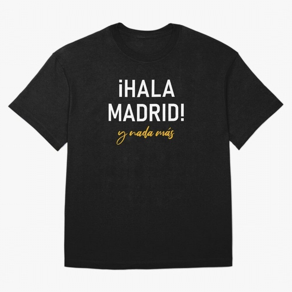 Hala Madrid Oversized T-Shirt Remember Iconic Moments from FIFA World Cup 2026 Group Stage Driven by CR7 and Messi, France and Portugal Energy, Global Supporter Spirit, Legendary Goals, National Colors and Tournament Celebration; Ideal for Football