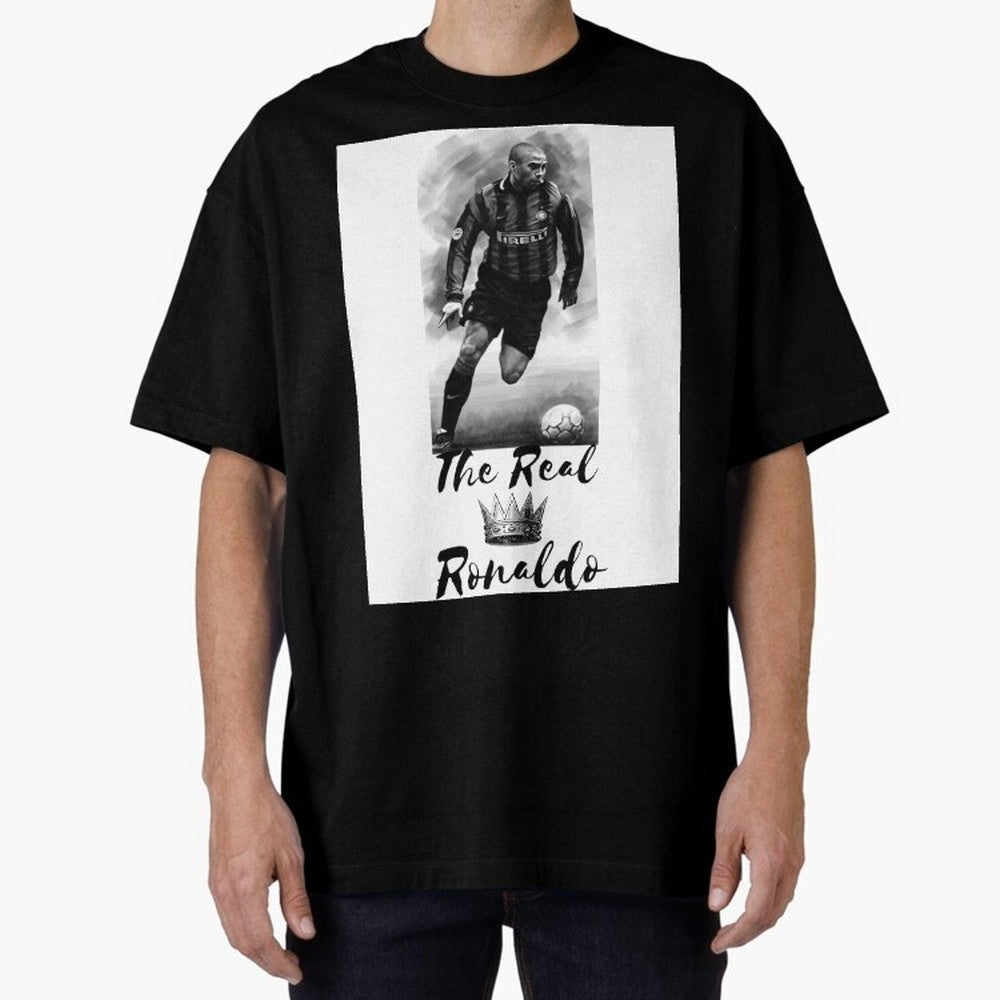 The Real Ronaldo Oversized T-Shirt Celebrate the Biggest Stage of Global Football Passion for FIFA World Cup 2026, Filled with Cristiano Ronaldo, Argentina, France and Brazil, Champion Mindset, Group Stage Buzz, Knockout Tension and Passionate Fan