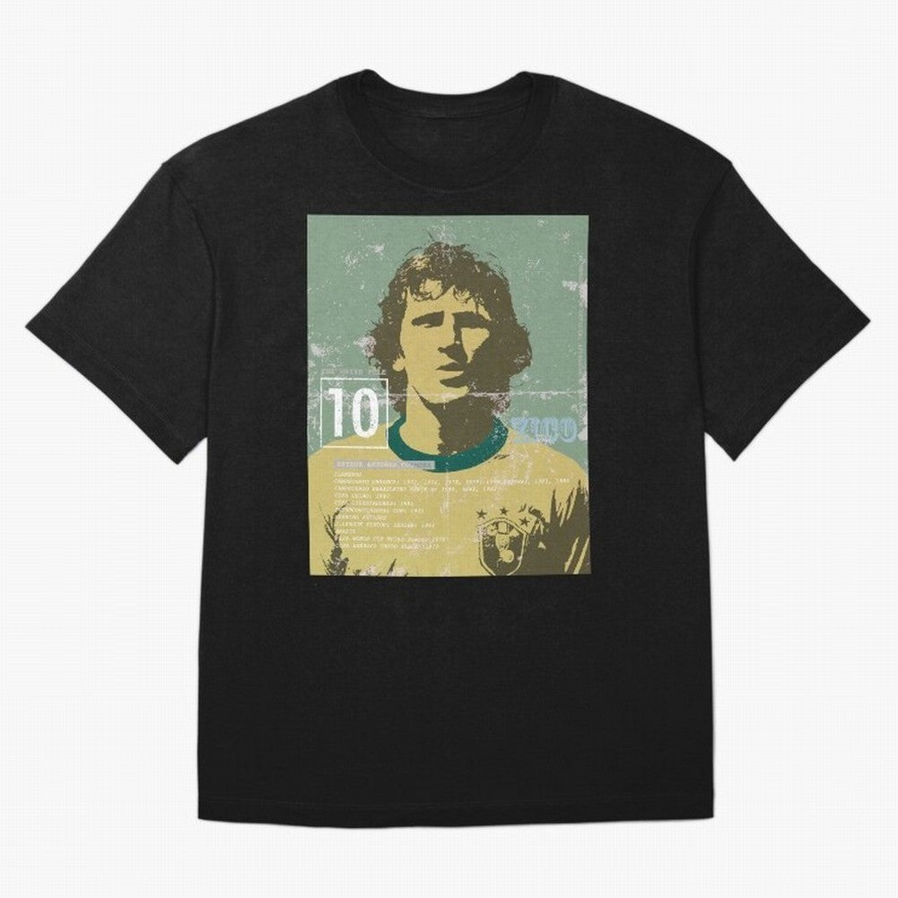 Zico Oversized T-Shirt Remember Iconic Moments from the FIFA World Cup 2026 Journey through Messi Highlights, Argentina Pride, Match Day Excitement, Supporter Culture, Golden Goals and Global Football Passion; Built for Supporters Chasing Trophy