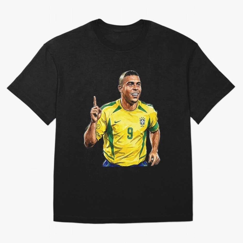 Ronaldo Fen?meno Oversized T-Shirt Bring Global Football Passion for FIFA World Cup 2026 Group Stage, Filled with CR7, Brazil, Supporter Pride, Iconic Celebrations, Legendary Names and Global Match Day Energy; Perfect for Fans, Collectors, Family