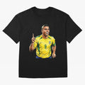 Ronaldo Fen?meno Oversized T-Shirt Bring Global Football Passion for FIFA World Cup 2026 Group Stage, Filled with CR7, Brazil, Supporter Pride, Iconic Celebrations, Legendary Names and Global Match Day Energy; Perfect for Fans, Collectors, Family