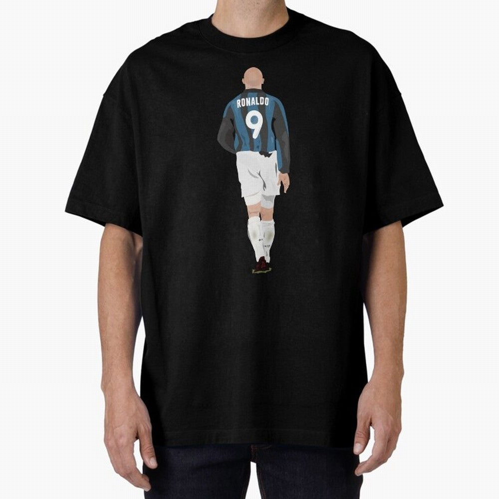 RONALDO THE PHENOMENON Oversized T-Shirt Keep the Legacy of FIFA World Cup 2026 for Fans of Messi, CR7 and Mbappe and Brazil, Bringing Fan Favorite Moments, National Team Passion, Big Match Drama and Soccer History; Ideal for Passionate Fans Who
