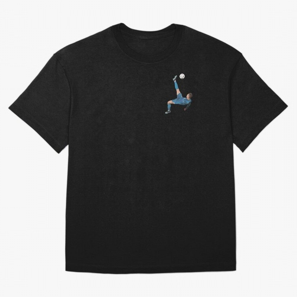 Ronaldo Bicycle Kick - Real Madrid vs Juventus Oversized T-Shirt Bring a Champion Mindset to FIFA World Cup 2026 Spirit, Inspired by Brazil, Portugal and Argentina, Mbappe and Neymar, Football Festival Excitement, Trophy Ambitions, Country