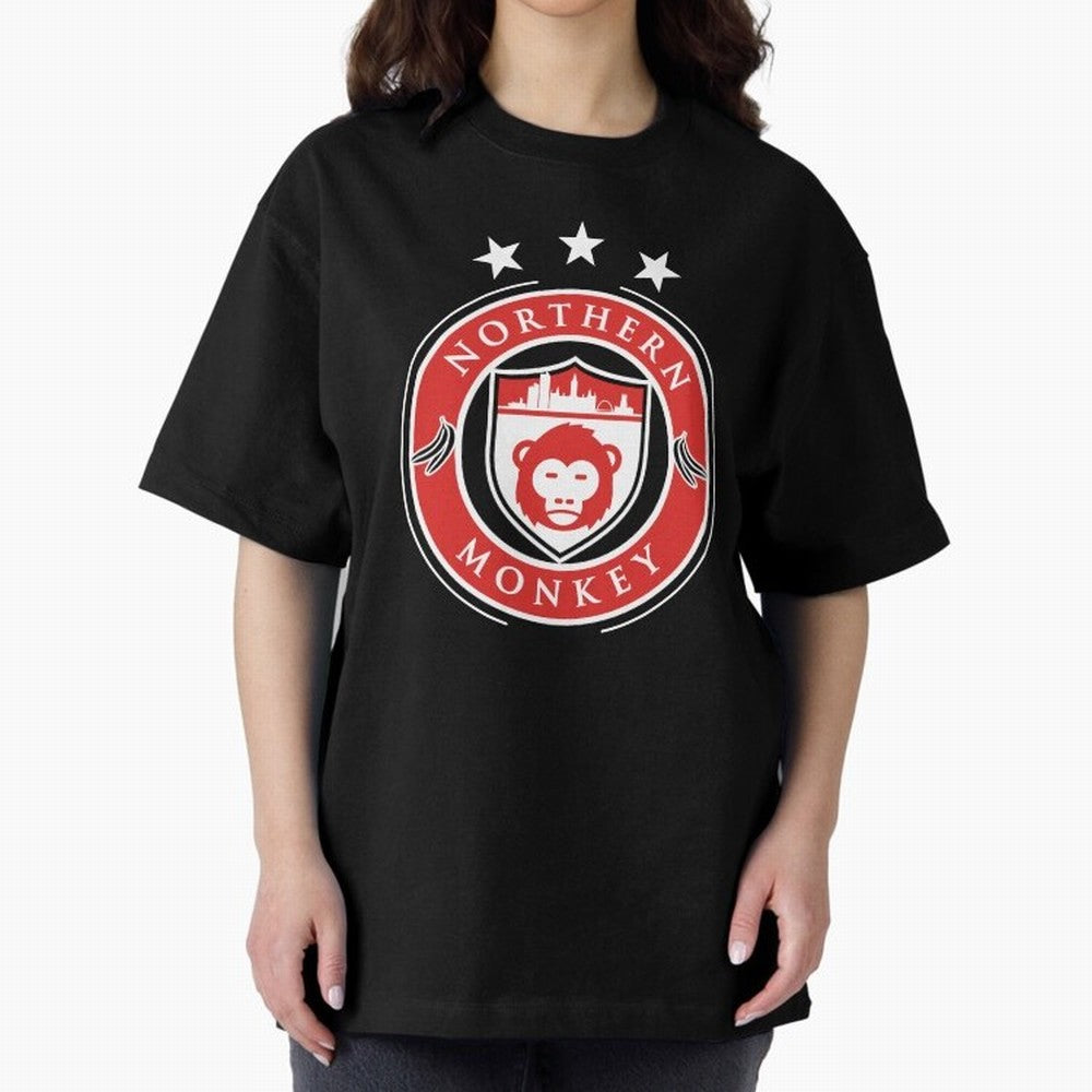 Northern Monkey United Oversized T-Shirt Cheer for Match Day Hype around FIFA World Cup 2026, Haaland and Mbappe, Argentina and Brazil, Game Day Rituals, Football Legends, Country Pride and the Road to the Final; Perfect for People Who Love