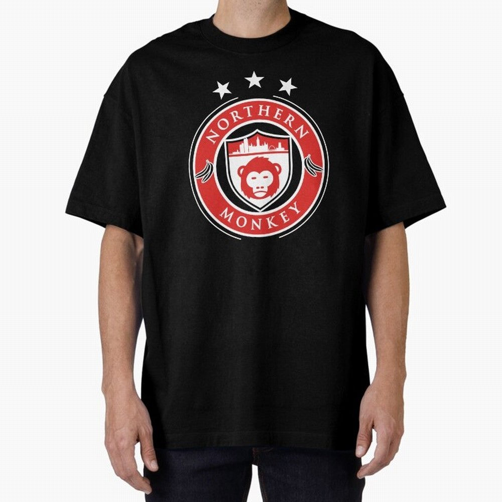 Northern Monkey United Oversized T-Shirt Cheer for Match Day Hype around FIFA World Cup 2026, Haaland and Mbappe, Argentina and Brazil, Game Day Rituals, Football Legends, Country Pride and the Road to the Final; Perfect for People Who Love