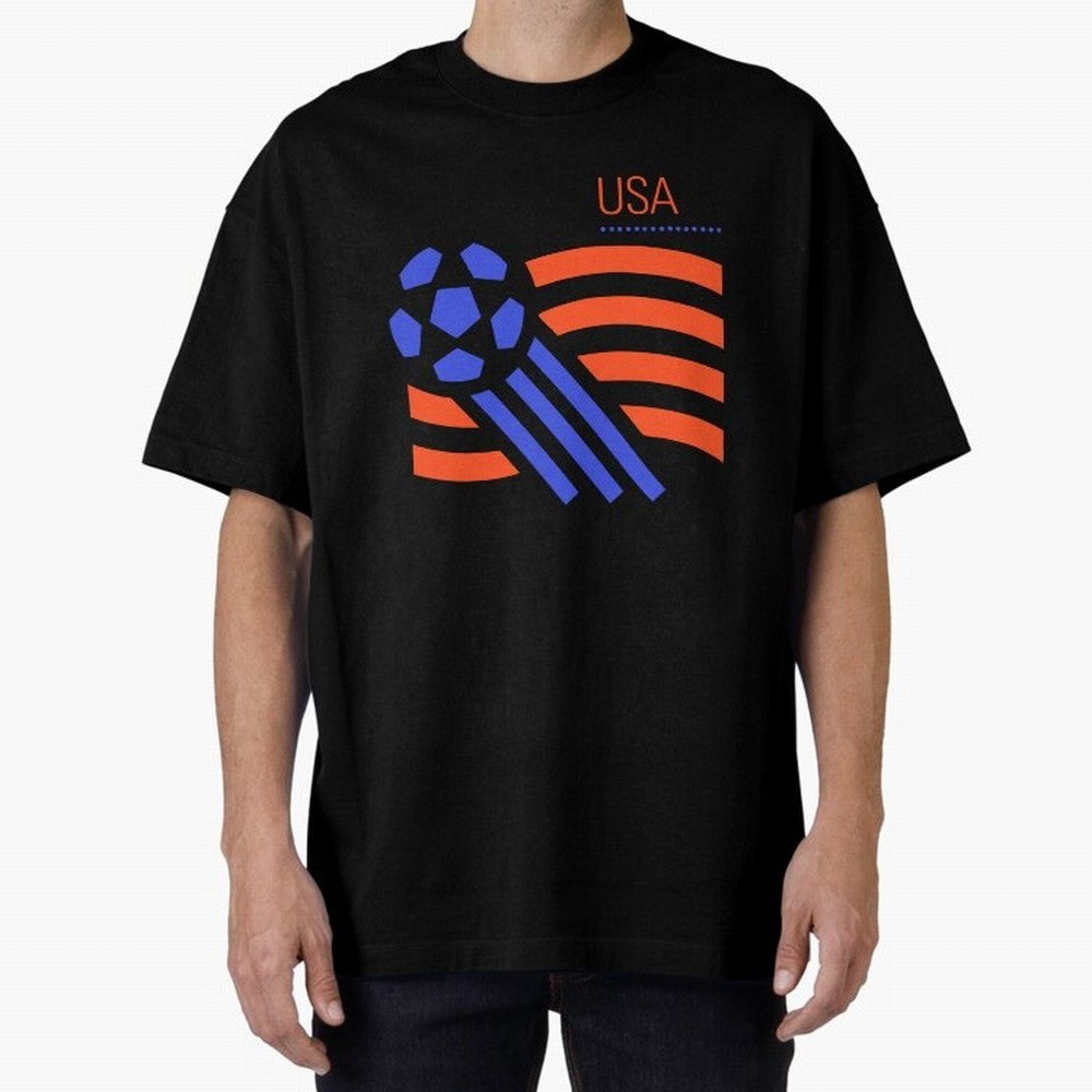 USA 1994 World Cup Soccer Retro 90s Oversized T-Shirt Bring Legendary Rivalry Energy to Match Day Hype around FIFA World Cup 2026, Messi, CR7 and Mbappe, Portugal, Spain and Germany, Goal Celebration Energy, Supporter Heritage, Football Icons and