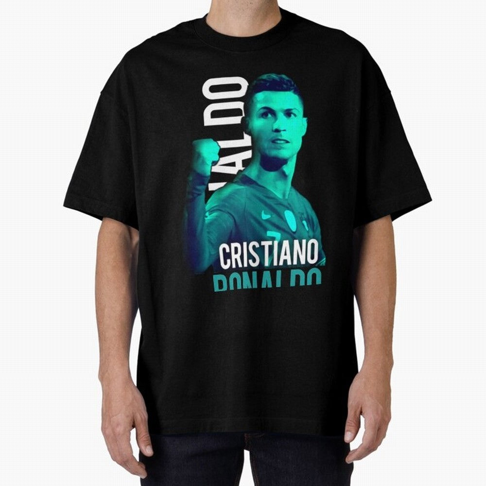 Ronaldo Ronaldo vector Oversized T-Shirt Celebrate Football Dreams Across the FIFA World Cup 2026 USA Canada Mexico Journey through Mbappe and Neymar Highlights, Argentina and Brazil Pride, Classic Soccer Heritage, Championship Pressure, Fan