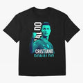Ronaldo Ronaldo vector Oversized T-Shirt Celebrate Football Dreams Across the FIFA World Cup 2026 USA Canada Mexico Journey through Mbappe and Neymar Highlights, Argentina and Brazil Pride, Classic Soccer Heritage, Championship Pressure, Fan