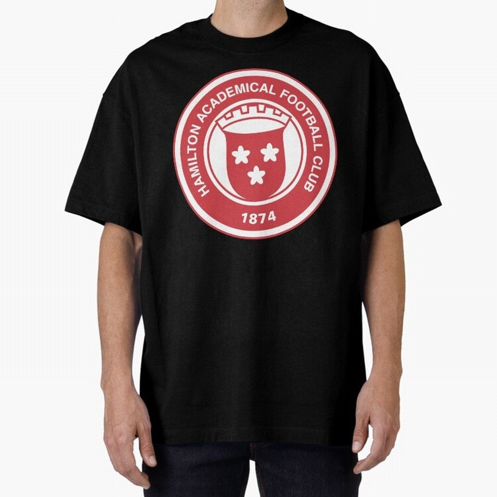 Hamilton Accies Football Club Oversized T-Shirt Show Fan Pride Across FIFA World Cup 2026 USA Canada Mexico Spirit, Connected to Netherlands, Haaland and Mbappe, Football Passion, Legendary Performances, Festival Vibes and Supporter Community;