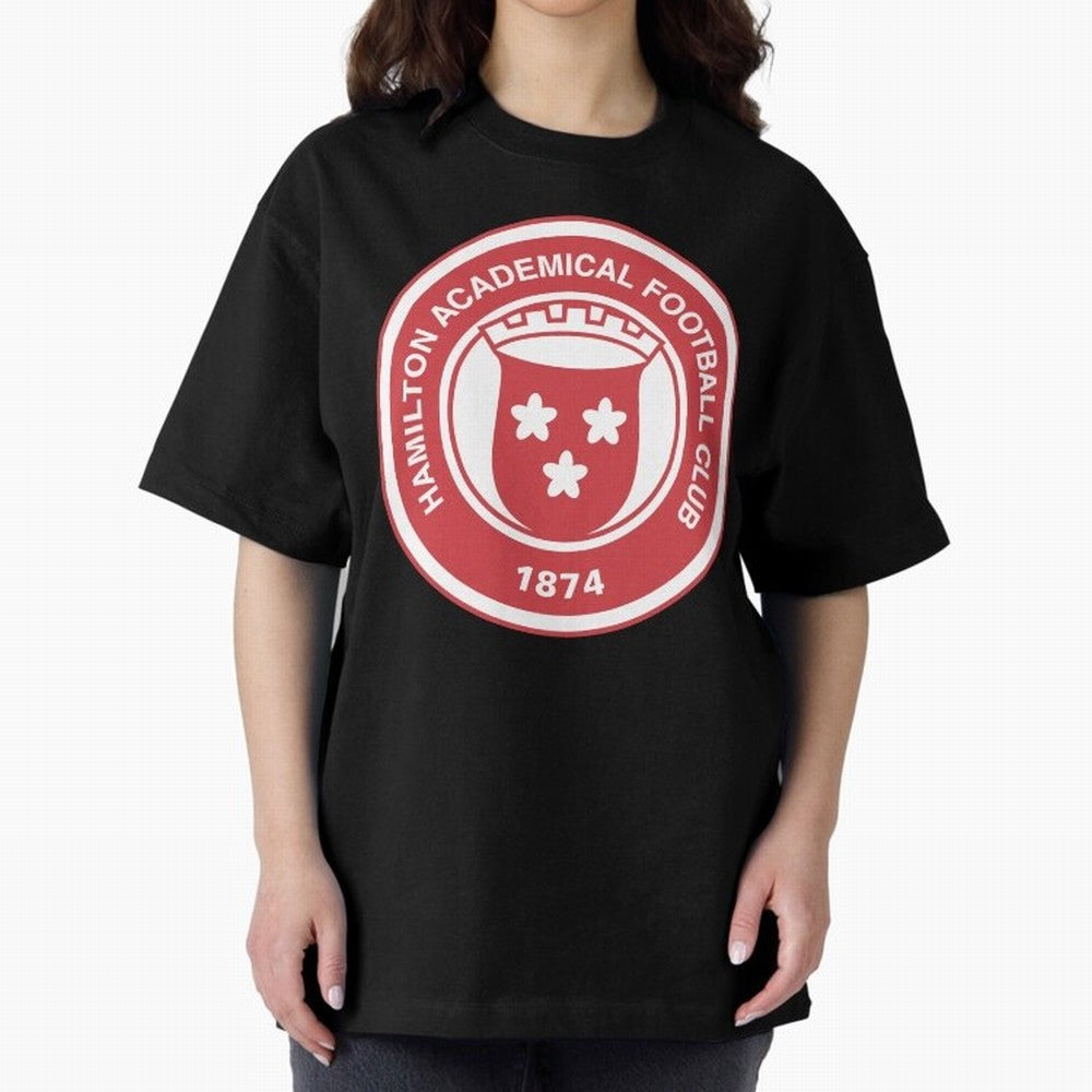 Hamilton Accies Football Club Oversized T-Shirt Show Fan Pride Across FIFA World Cup 2026 USA Canada Mexico Spirit, Connected to Netherlands, Haaland and Mbappe, Football Passion, Legendary Performances, Festival Vibes and Supporter Community;