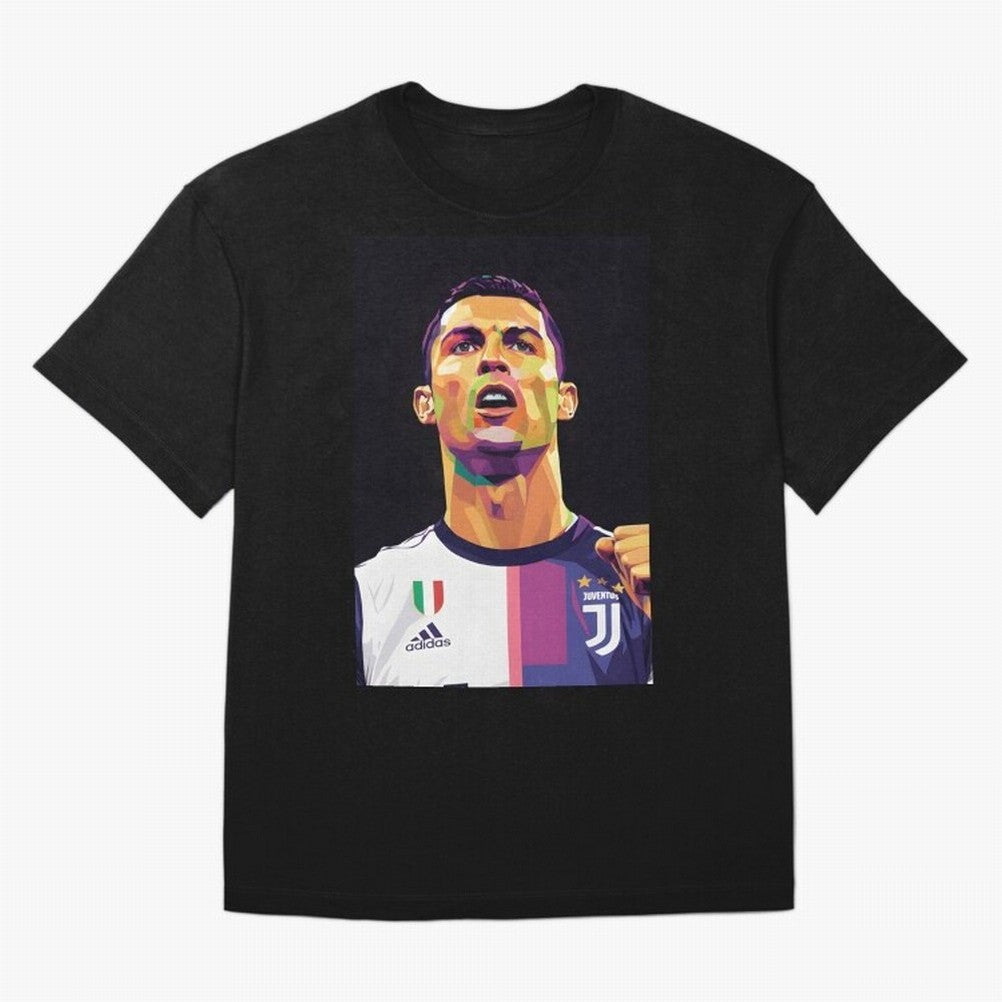 Ronaldo pop art Oversized T-Shirt Feel Global Football Passion for FIFA World Cup 2026, Celebrating Messi, Neymar and Mbappe, Brazil, Match Day Excitement, Supporter Culture, Golden Goals and Global Football Passion; Built for Supporters Chasing
