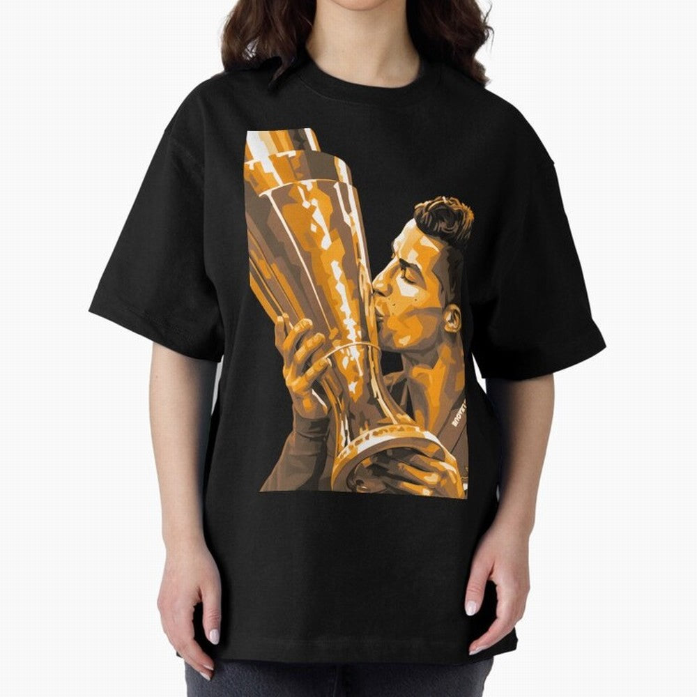 Ronaldo Oversized T-Shirt Feel the Roar of Match Day Hype around FIFA World Cup 2026 Group Stage, Mbappe and Neymar, Argentina and Brazil, Worldwide Fan Energy, Dramatic Goals, Stadium Lights and Championship Celebrations; Ideal for Fans Who Follow