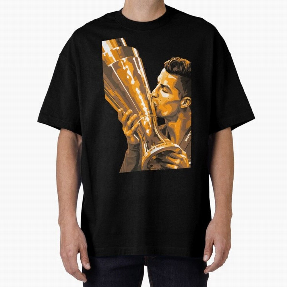 Ronaldo Oversized T-Shirt Feel the Roar of Match Day Hype around FIFA World Cup 2026 Group Stage, Mbappe and Neymar, Argentina and Brazil, Worldwide Fan Energy, Dramatic Goals, Stadium Lights and Championship Celebrations; Ideal for Fans Who Follow