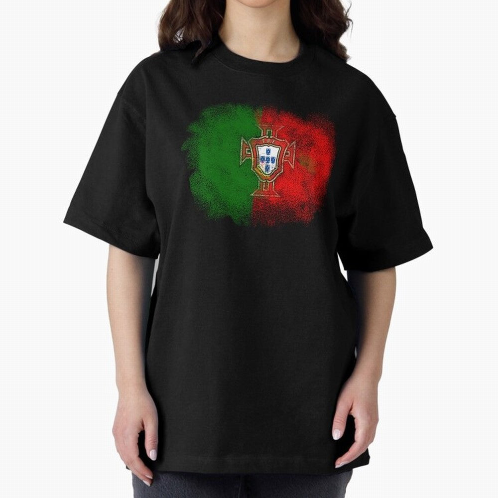 Portugal Oversized T-Shirt Show Championship Spirit for Global Football Passion for FIFA World Cup 2026 Group Stage, Made for CR7 and Messi, England, France and Netherlands, Global Supporter Spirit, Legendary Goals, National Colors and Tournament