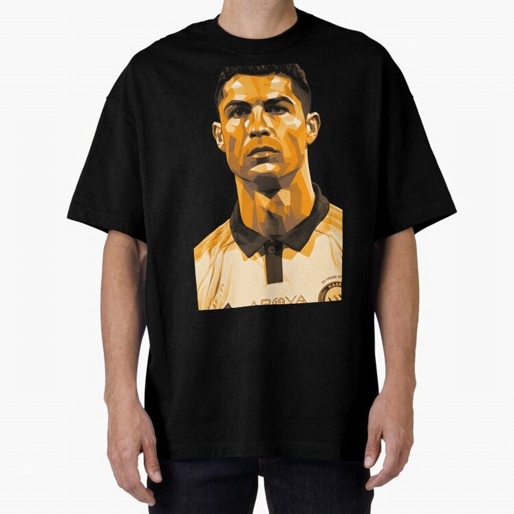 Ronaldo Oversized T-Shirt Share FIFA World Cup 2026 Group Stage Highlighting CR7, Argentina, France and Brazil Energy, Classic Soccer Heritage, Championship Pressure, Fan Loyalty and International Pride; Perfect for People Who Love Argentina,