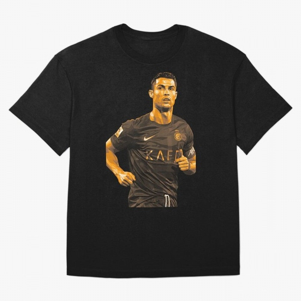 Ronaldo Oversized T-Shirt Show Up for the Glory of Match Day Hype around FIFA World Cup 2026 USA Canada Mexico, Messi, Neymar and Mbappe, Portugal, Spain and Germany, Sports Nostalgia, International Competition, Famous Players and Unforgettable