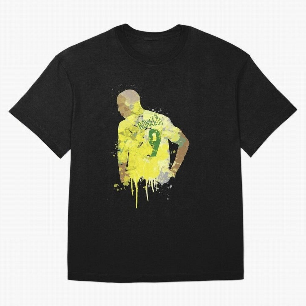 Ronaldo Brazil Legend Art Oversized T-Shirt Feel International Energy from Match Day Hype around FIFA World Cup 2026 Group Stage, Messi, Neymar and Mbappe, Argentina, France and Brazil, Football Passion, Legendary Performances, Festival Vibes and