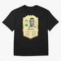 Ronaldo Ultimate Card Oversized T-Shirt Feel International Energy from FIFA World Cup 2026 Spirit, Connected to France and Portugal, Messi, Neymar and Mbappe, Soccer Culture, Superstar Moments, National Team Dreams and Competitive Fire; Perfect for