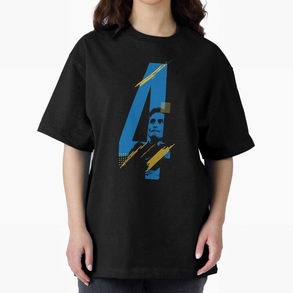 Javier Zanetti - El Tractor Oversized T-Shirt Spotlight Global Football Passion for FIFA World Cup 2026 Group Stage, Centered on Haaland and Mbappe, Spain and Netherlands, Stadium Chants, National Pride, Trophy Dreams and Unforgettable Football