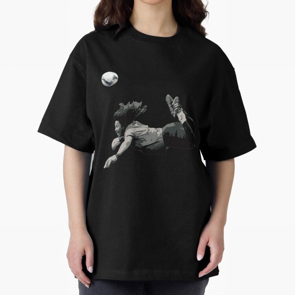 Rene Higuitas Scorpion kick35 Oversized T-Shirt Support the Legends of FIFA World Cup 2026 USA Canada Mexico for Fans of Mbappe and Neymar and Spain, Bringing Football History, Final Match Energy, Crowd Noise and Once in a Lifetime Moments; Great