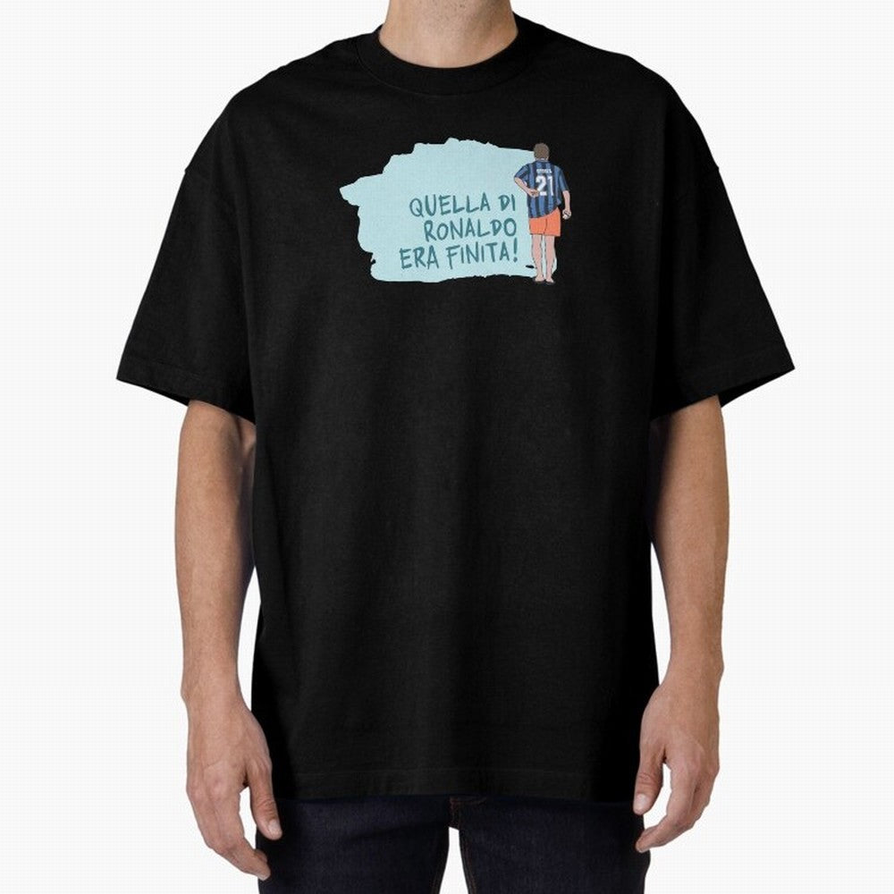 Sforza, quella di Ronaldo era finita! - AGG Oversized T-Shirt Fuel Your Fan Pride for FIFA World Cup 2026 Group Stage Highlighting Messi, Brazil Energy, Match Day Excitement, Supporter Culture, Golden Goals and Global Football Passion; Created for