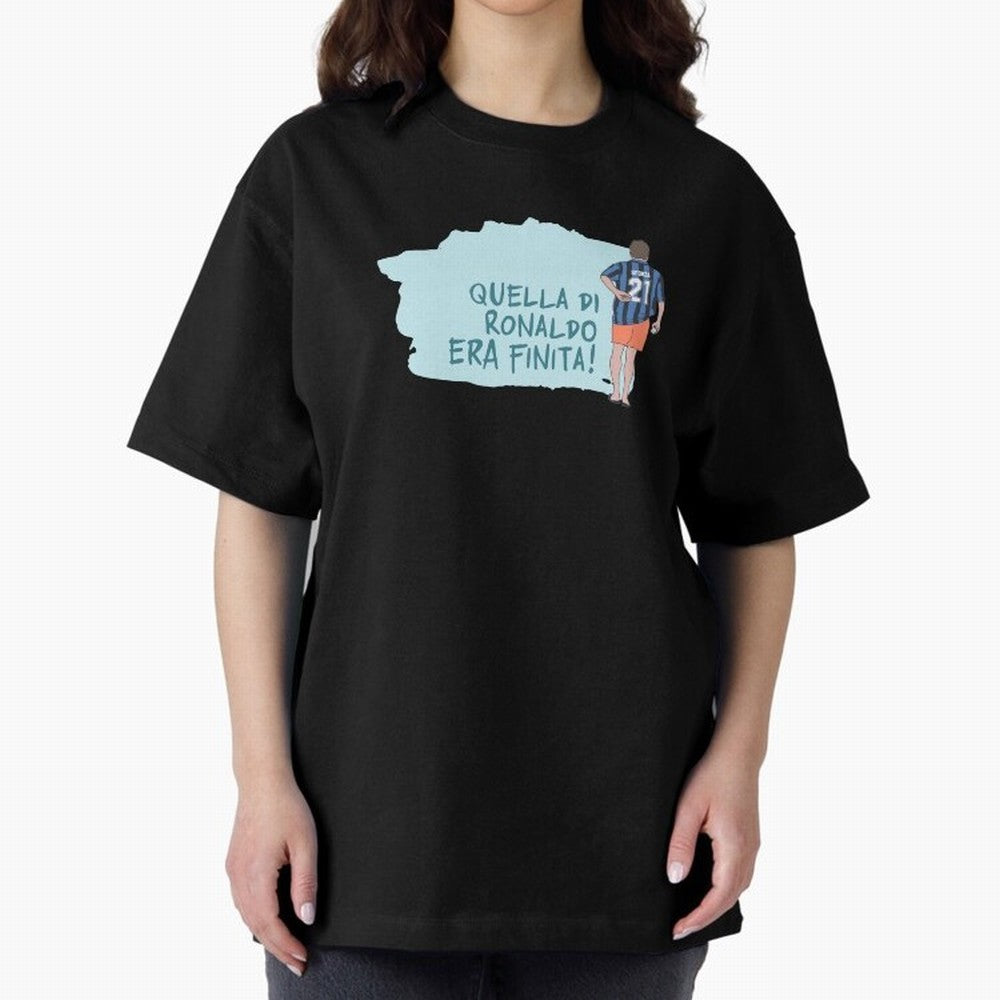Sforza, quella di Ronaldo era finita! - AGG Oversized T-Shirt Fuel Your Fan Pride for FIFA World Cup 2026 Group Stage Highlighting Messi, Brazil Energy, Match Day Excitement, Supporter Culture, Golden Goals and Global Football Passion; Created for