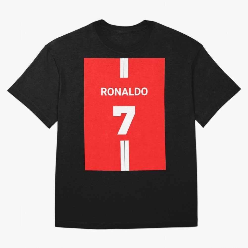 Ronaldo Jersey - 7 Back to Manchester Oversized T-Shirt Cheer through Every Moment of FIFA World Cup 2026 USA Canada Mexico Spirit, Inspired by France, Neymar, Haaland and Cristiano Ronaldo, Worldwide Fan Energy, Dramatic Goals, Stadium Lights and