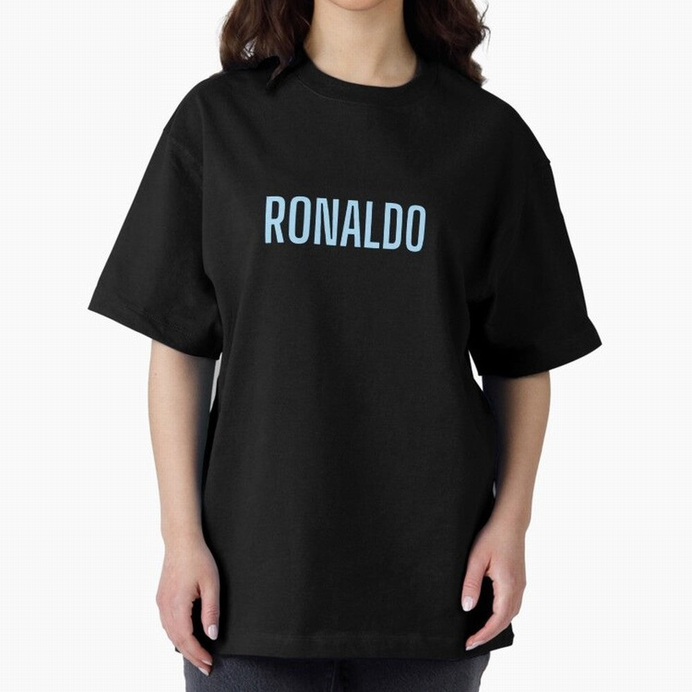 Ronaldo Oversized T-Shirt Support the Legends of FIFA World Cup 2026 Group Stage Spirit, Inspired by Portugal, Messi, CR7 and Mbappe, Classic Soccer Heritage, Championship Pressure, Fan Loyalty and International Pride; Great for Watch Parties,