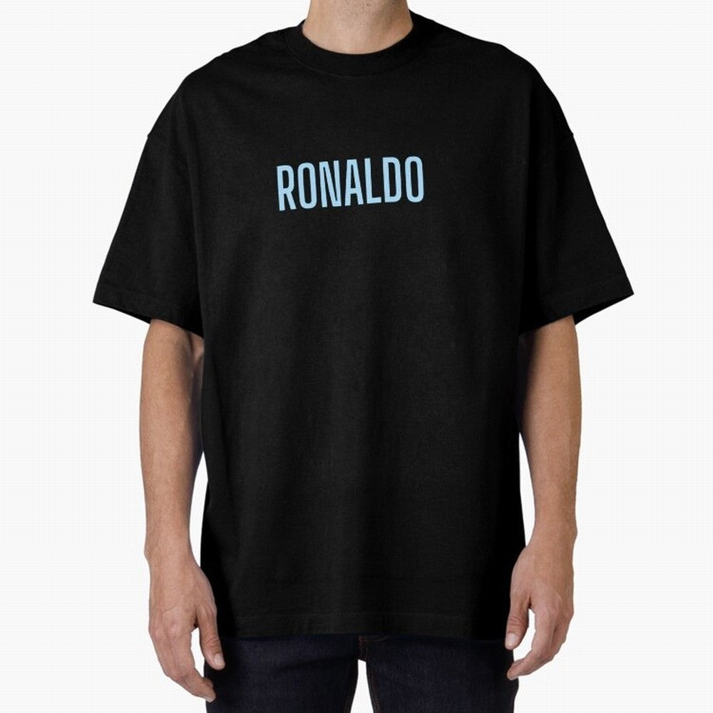 Ronaldo Oversized T-Shirt Support the Legends of FIFA World Cup 2026 Group Stage Spirit, Inspired by Portugal, Messi, CR7 and Mbappe, Classic Soccer Heritage, Championship Pressure, Fan Loyalty and International Pride; Great for Watch Parties,