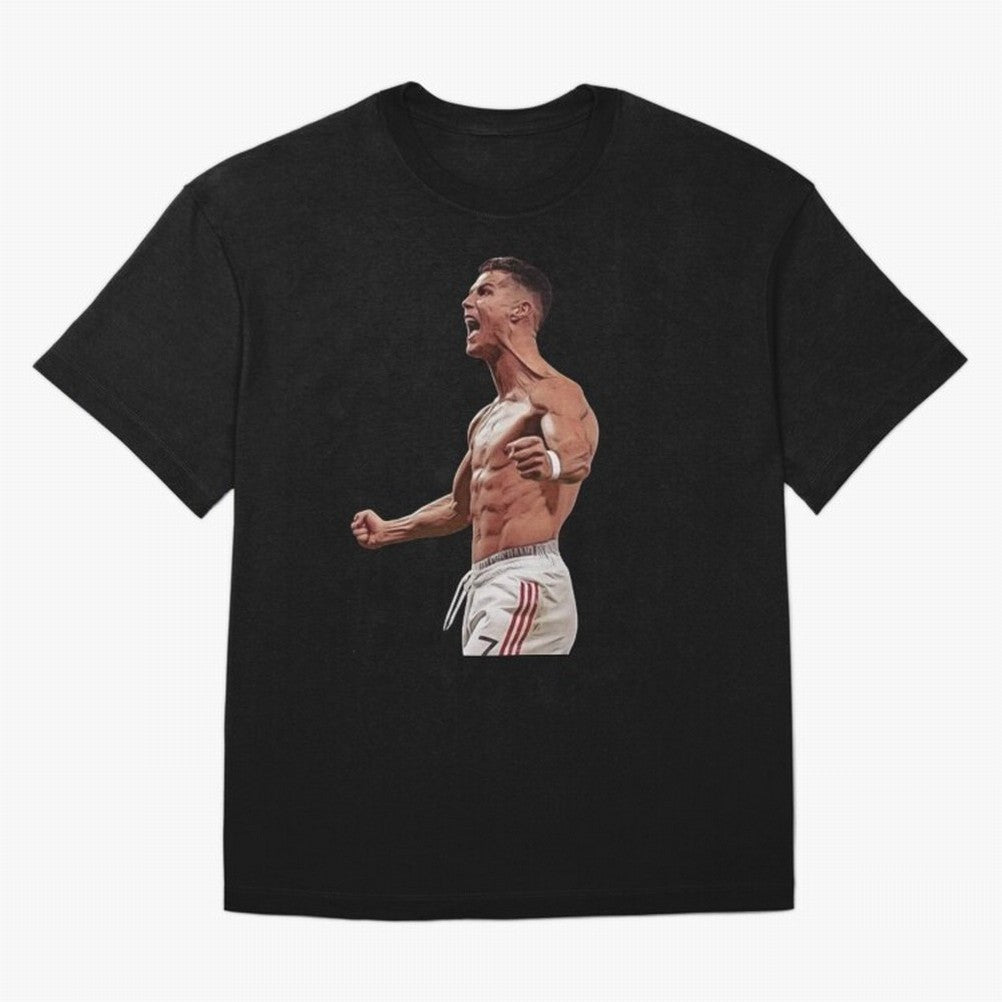 Ronaldo Last Minute Goal Celebration United 7 Oversized T-Shirt Show Your Stadium Side during the FIFA World Cup 2026 USA Canada Mexico Journey through Messi, CR7 and Mbappe Highlights, Portugal Pride, Tournament Hype, Historic Matchups, Family
