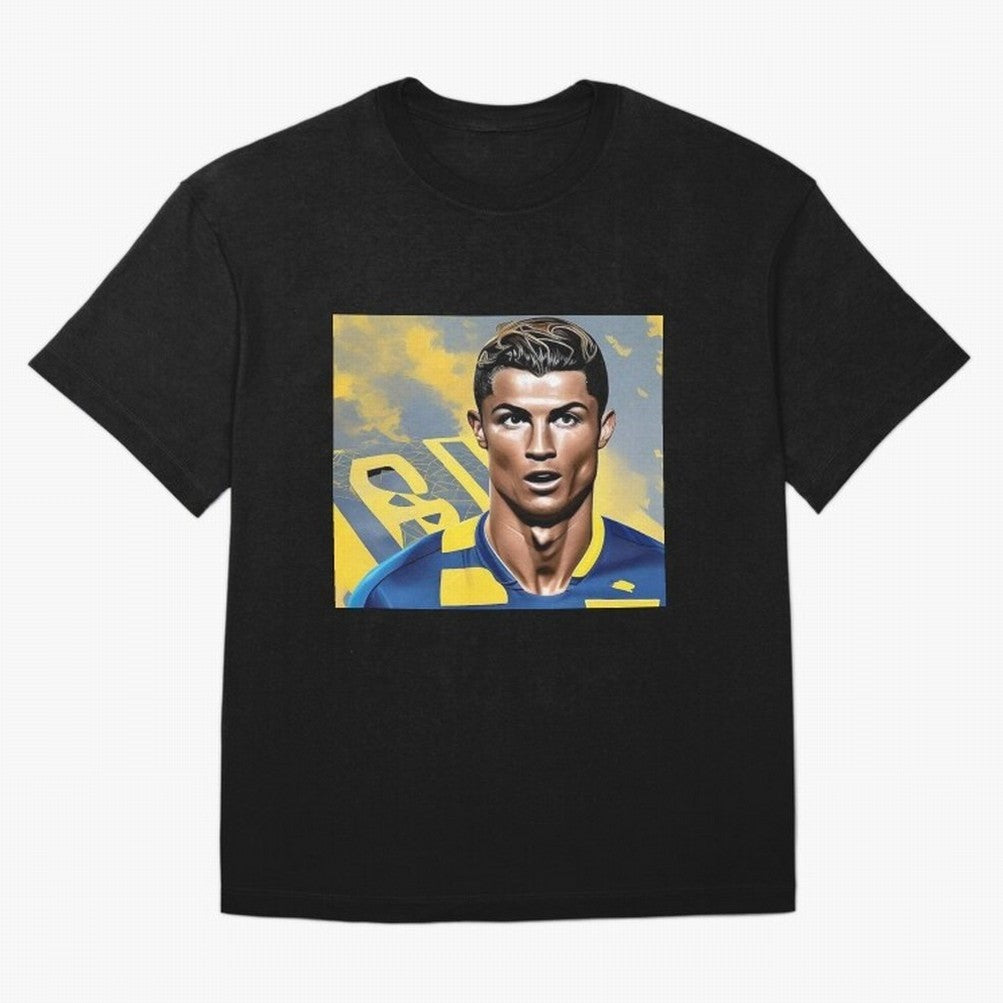 Ronaldo al nassr Oversized T-Shirt Bring a Vintage Feel to the FIFA World Cup 2026 Journey through Messi Highlights, Netherlands Pride, Sports Nostalgia, International Competition, Famous Players and Unforgettable Victories; Great for Supporters
