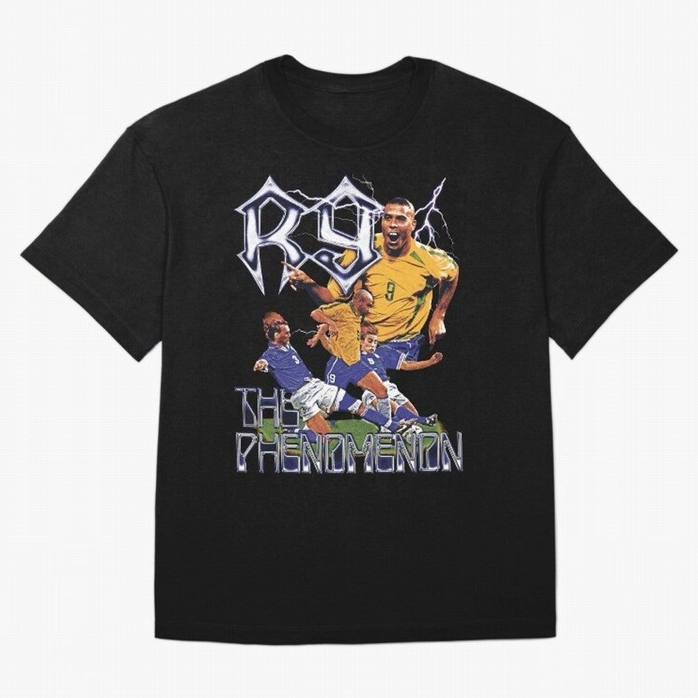 R9, The Phenomenon Oversized T-Shirt Celebrate the Stars of FIFA World Cup 2026 for Fans of CR7 and Portugal, Spain and Germany, Bringing Sports Nostalgia, International Competition, Famous Players and Unforgettable Victories; Ideal for Fans Who