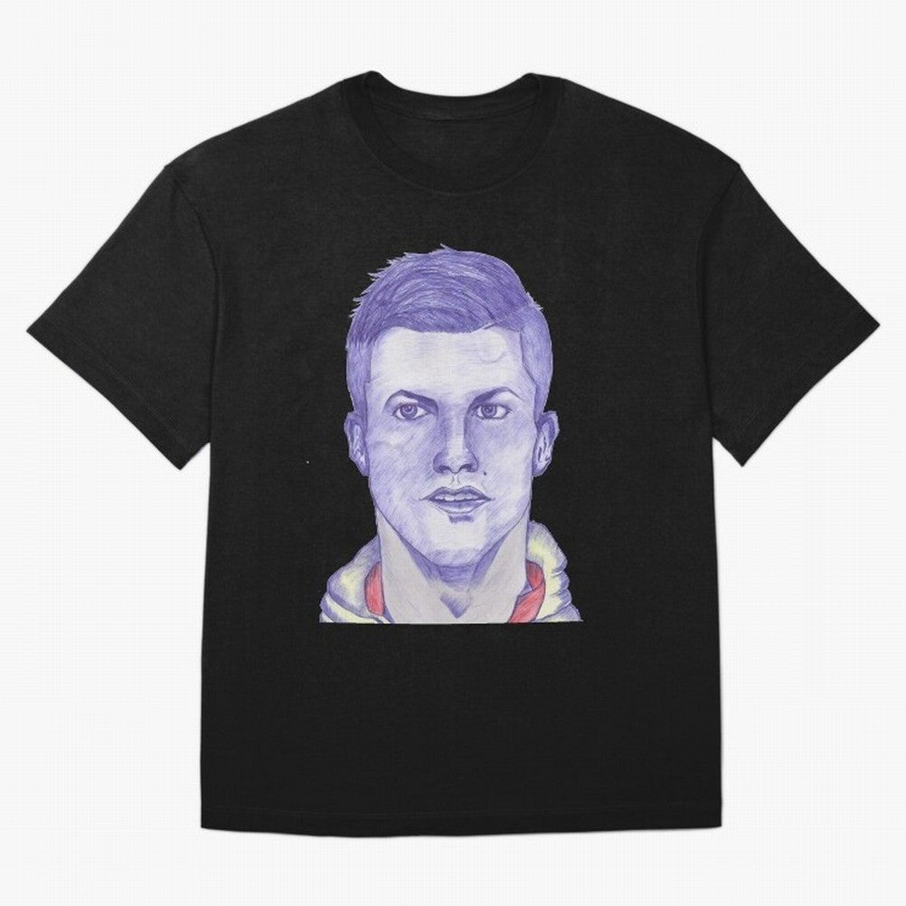C-Ronaldo portrait drawing Oversized T-Shirt Follow the Final Road of the FIFA World Cup 2026 Journey through Cristiano Ronaldo Highlights, Brazil, Portugal and Argentina Pride, Stadium Memories, Football Loyalty, International Chants and
