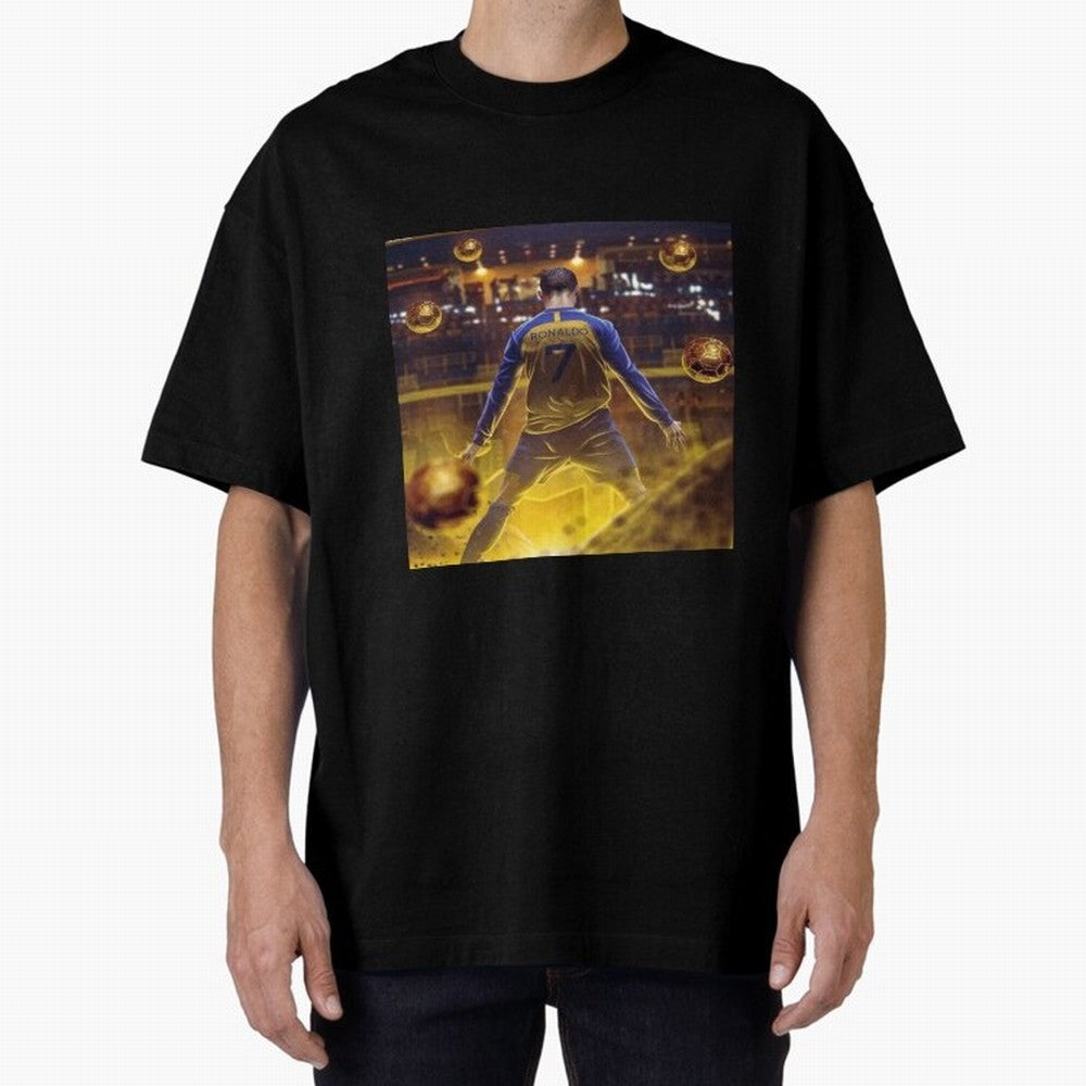 Ronaldo al nassr Oversized T-Shirt Honor Champions and Dreams in the FIFA World Cup 2026 USA Canada Mexico Journey through Cristiano Ronaldo Highlights, Netherlands Pride, Stadium Memories, Football Loyalty, International Chants and Championship
