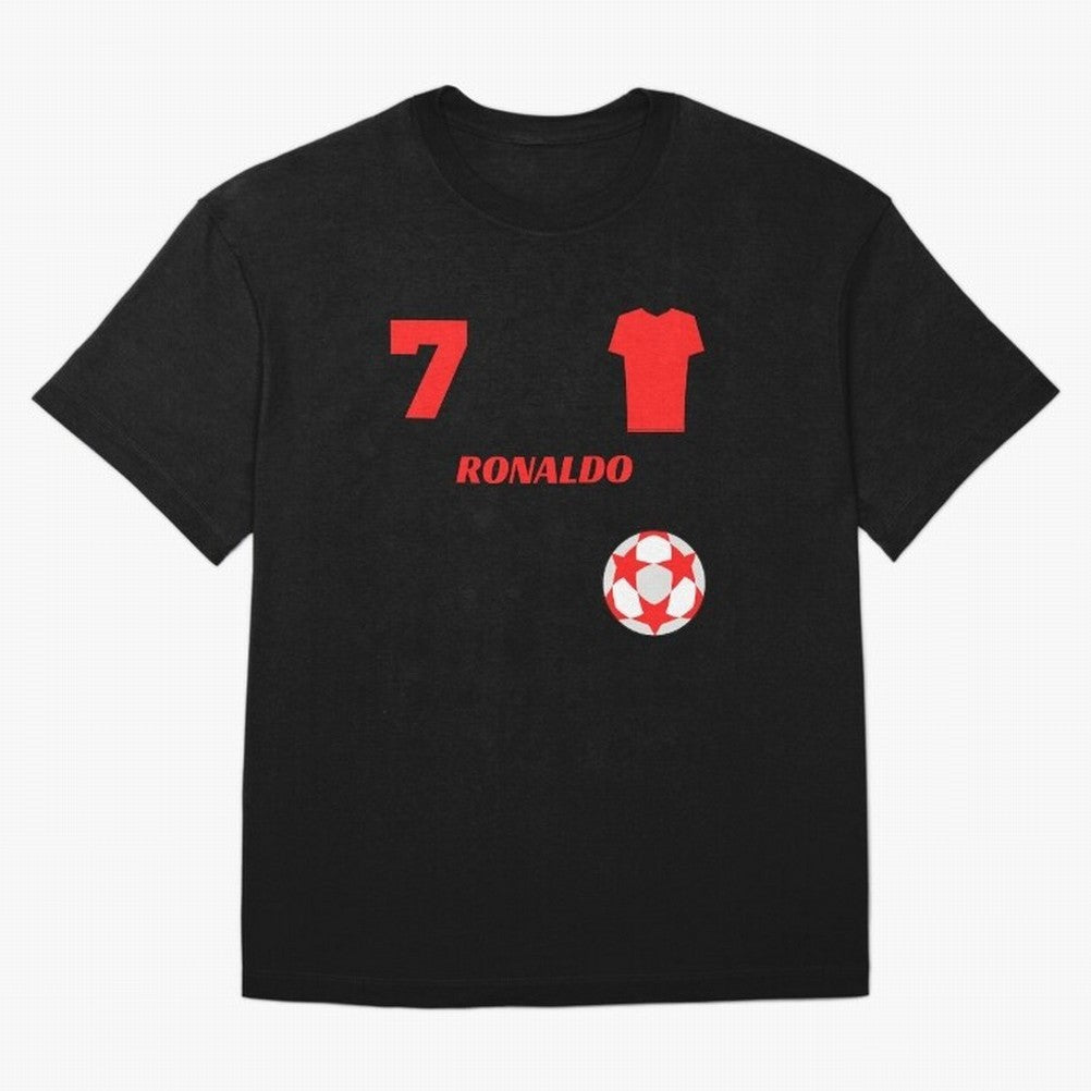 Ronaldo 7 - Man U Back to Manchester Oversized T-Shirt Capture the FIFA World Cup 2026 USA Canada Mexico Journey through Cristiano Ronaldo Highlights, Argentina and Brazil Pride, Stadium Memories, Football Loyalty, International Chants and