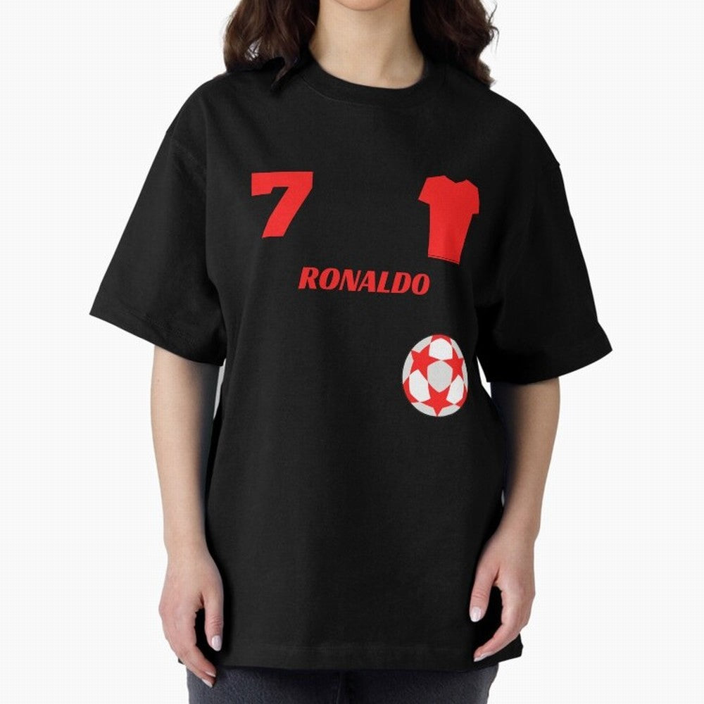 Ronaldo 7 - Man U Back to Manchester Oversized T-Shirt Capture the FIFA World Cup 2026 USA Canada Mexico Journey through Cristiano Ronaldo Highlights, Argentina and Brazil Pride, Stadium Memories, Football Loyalty, International Chants and