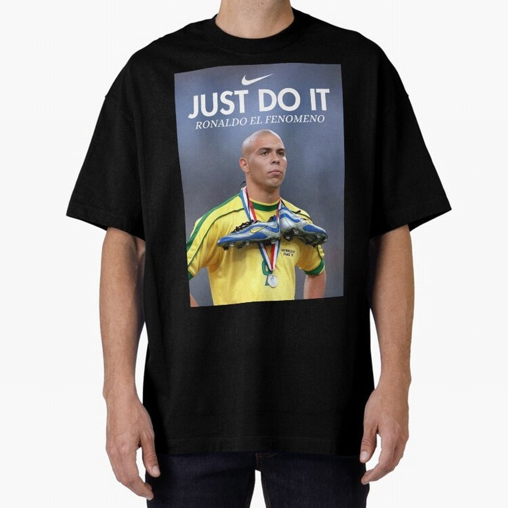 Ronaldo Fenomeno, Ronaldo Nazario Poster, Vintage Sports Decor, Living Room Decor For Walls, Sports Bedroom Decor, Game Room Decor, R9 Oversized T-Shirt Back Your Heroes with Match Day Hype around FIFA World Cup 2026, Messi, Neymar and Mbappe,