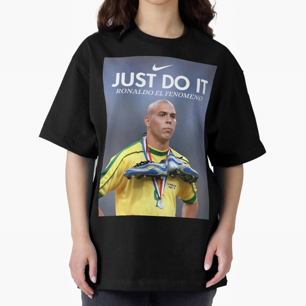 Ronaldo Fenomeno, Ronaldo Nazario Poster, Vintage Sports Decor, Living Room Decor For Walls, Sports Bedroom Decor, Game Room Decor, R9 Oversized T-Shirt Back Your Heroes with Match Day Hype around FIFA World Cup 2026, Messi, Neymar and Mbappe,