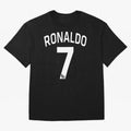 Ronaldo 7 Oversized T-Shirt Support Iconic Players in FIFA World Cup 2026 Group Stage Made for Cristiano Ronaldo, Haaland and CR7, Germany Energy, Match Day Excitement, Supporter Culture, Golden Goals and Global Football Passion; Ideal for