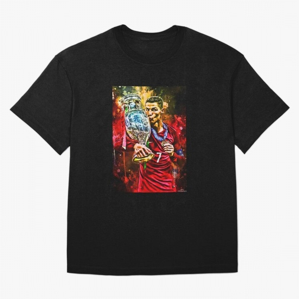 Christiano Ronaldo Oversized T-Shirt Live for the Drama of FIFA World Cup 2026 Group Stage for Fans of Cristiano Ronaldo, Haaland and CR7 and France, Bringing Retro Football Energy, Iconic Rivalries, Trophy Chase Drama and Stadium Atmosphere; Ideal