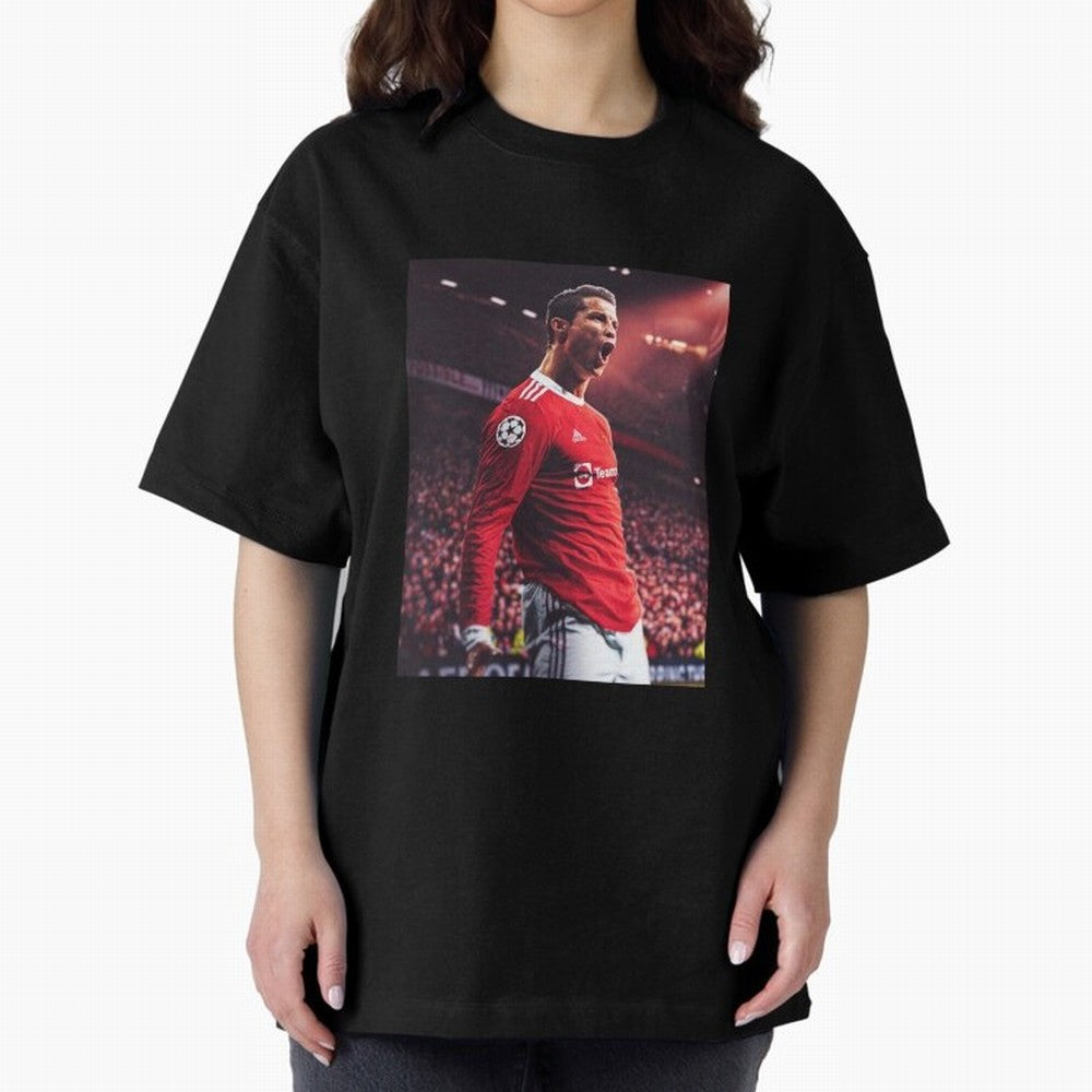 Cristiano Ronaldo CR7 Manchester Home 202122,Ronaldo Gifts, Ronaldo Best Selling , Ronaldo Top Item Oversized T-Shirt Celebrate the Stars of FIFA World Cup 2026 USA Canada Mexico Spirit, Made for Brazil, Messi and Cristiano Ronaldo, Fan Favorite