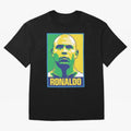 Ronaldo - BRAZIL Oversized T-Shirt Bring Home the FIFA World Cup 2026 Journey through Mbappe and Neymar Highlights, Argentina, France and Brazil Pride, Stadium Chants, National Pride, Trophy Dreams and Unforgettable Football Memories; Ideal for