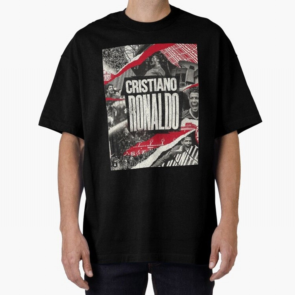 Welcome back to Manchester Oversized T-Shirt Discover Match Day Hype around FIFA World Cup 2026, Cristiano Ronaldo, Haaland and CR7, England, France and Netherlands, Classic Soccer Heritage, Championship Pressure, Fan Loyalty and International